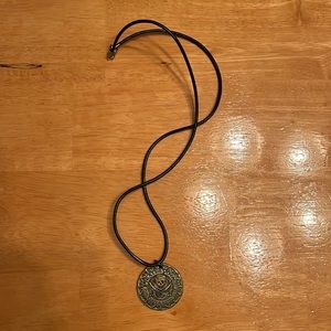 Pirates Voyage doubloon pendant necklace, Halloween costume